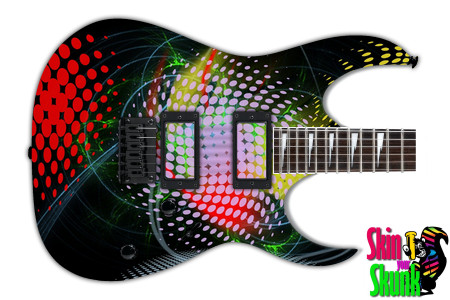  Guitar Skin Abstractthree Dimension 