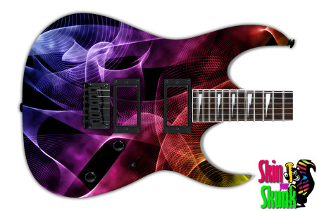  Guitar Skin Abstractthree Wormhole 