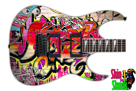  Guitar Skin Graffiti Attitude 