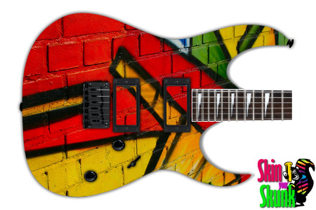  Guitar Skin Graffiti Colors 