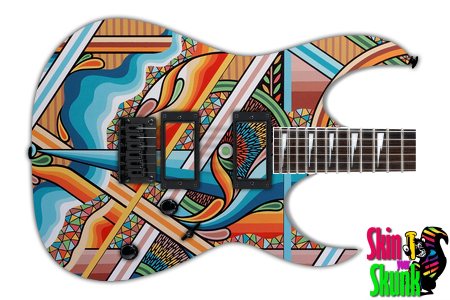  Guitar Skin Awesome Abstract 