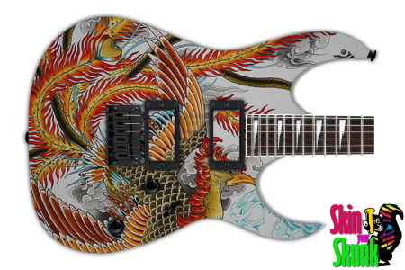  Guitar Skin Awesome Bird 