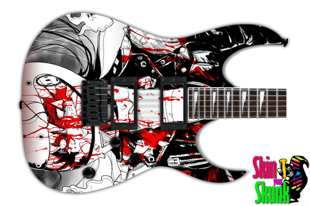  Guitar Skin Awesome Hellgirl 