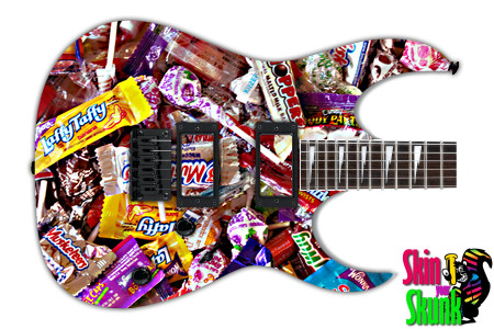  Guitar Skin Beautiful Candy 