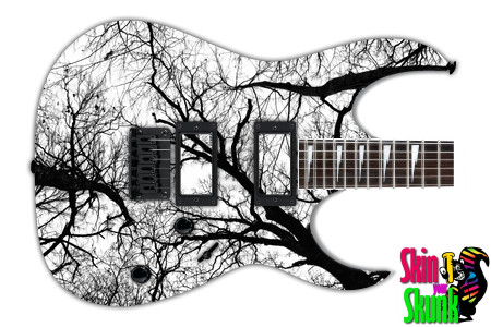  Guitar Skin Bw1 Trees 