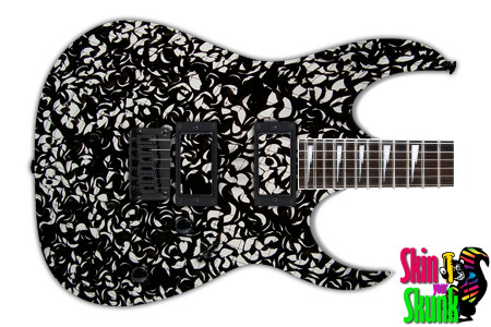  Guitar Skin Camo Black 3 