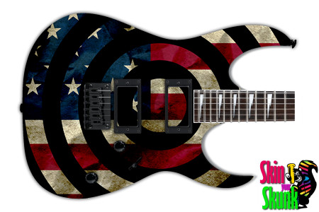  Guitar Skin Bullseye American 