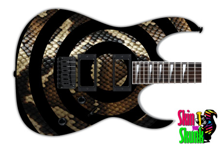  Guitar Skin Bullseye Snake 