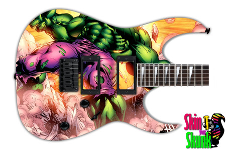  Guitar Skin Comics Hulk 