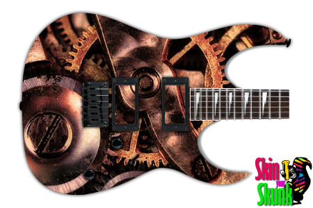  Guitar Skin Steampunk Gears 