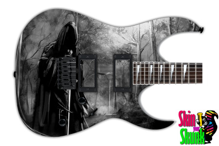  Guitar Skin Evil Dark Sword 