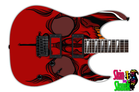  Guitar Skin Evil Red 