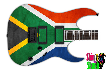  Guitar Skin Flag Africa 