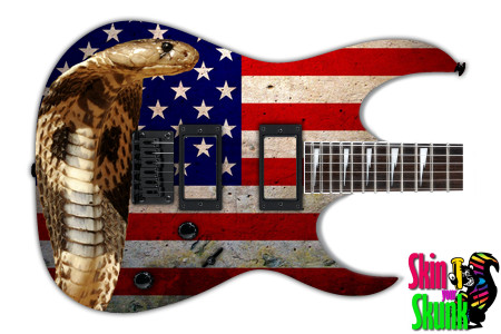  Guitar Skin Flag Cobra 