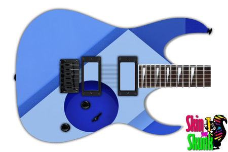  Guitar Skin Geometric Bluehole 