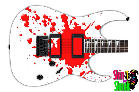  Guitar Skin Blood Graphic 