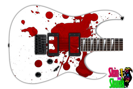  Guitar Skin Blood Splatter 