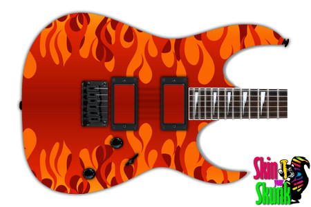  Guitar Skin Hotrod Fire 