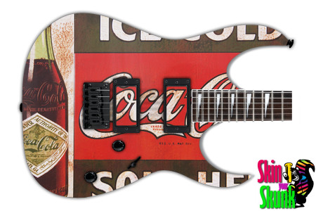  Guitar Skin Americana Coke 