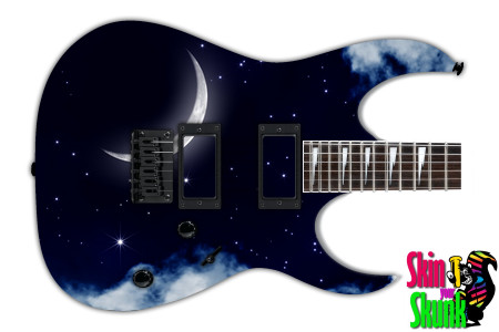  Guitar Skin Space Moon 