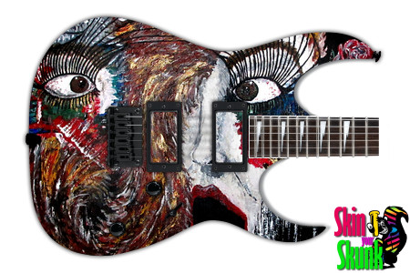  Guitar Skin Paint2 Scared 