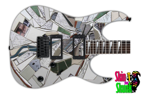  Guitar Skin Mosaic Shatter 