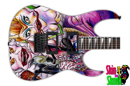  Guitar Skin Rockstar Floyd Monsters 