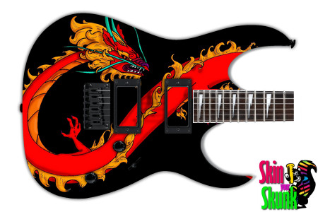  Guitar Skin Rockstar Perry Dragon 