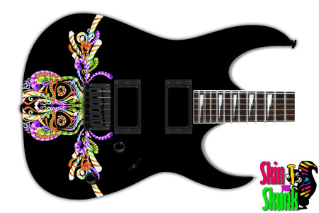  Guitar Skin Rockstar Slash Skull 
