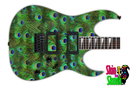  Guitar Skin Texture Peacock 