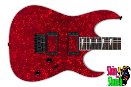  Guitar Skin Pearloid Red 