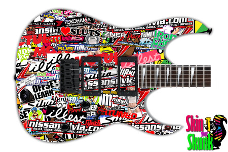  Guitar Skin Stickers Hell 