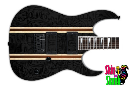  Guitar Skin Woodshop Stripes Blackdd 