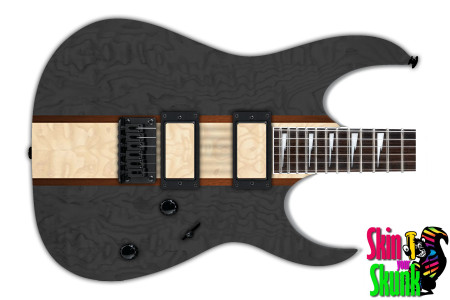  Guitar Skin Woodshop Stripes Gray 